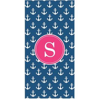 Personalized Anchors Away Beach Towel