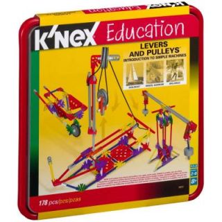 K'NEX Intro to Simple Machines, Levers and Pulleys Building Set (178 Piece) 78610