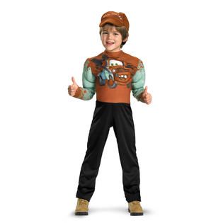 Infant/Toddler Tow Mater Muscle Halloween Costume Size: 3T 4T
