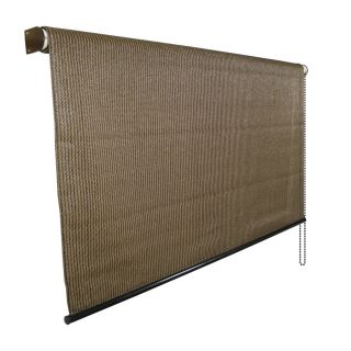 Coolaroo Mocha Light Filtering PVC Exterior Shade (Common 120 in; Actual: 122.75 in x 72 in)