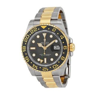 Rolex Mens GMT Master II Black Dial Watch   17978695  