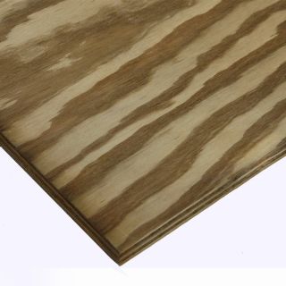 Severe Weather Pine Pressure Treated Plywood 19/32 CAT PS1 09 (Common: 5/8 x 4 ft x 8 ft; Actual: .578 in x 47.875 in x 95.875 in)