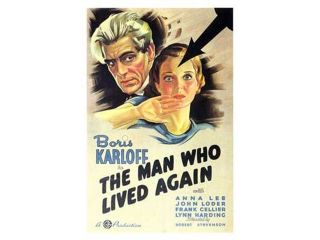 The Man Who Lived Again Movie Poster (11 x 17)