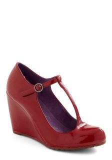 From the Taupe Heel in Cherry  Mod Retro Vintage Heels