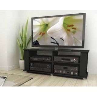 Sonax Fillmore TV Stand for TVs up to 48", Midnight Black