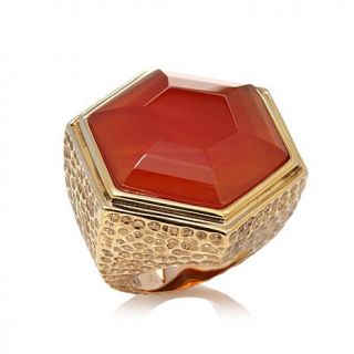 elements by NEST Faceted Gemstone Bronze Ring   7563510