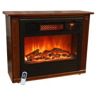 Lifesmart  Easy Set 1000 Square Foot Infrared Fireplace Includes All