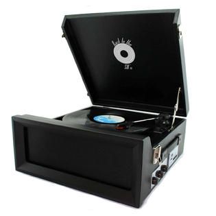 BACK TO THE 50s Portable Vinyl 3 Speed Turntable   TVs & Electronics
