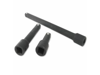 Neiko Impact Extension Bar, 3/4 inch Dr, 3 Piece, 4, 6, 10 Inch