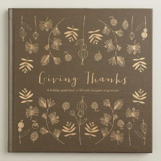 Giving Thanks Guest Book