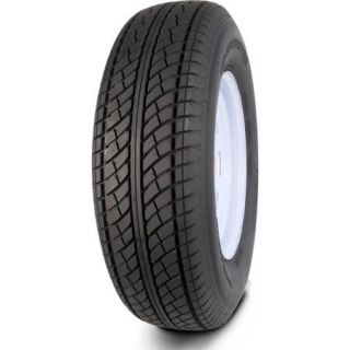 Greenball Transmaster ST205/75R14 6 Ply Radial Trailer Tire and Wheel Assembly, 5 Lug
