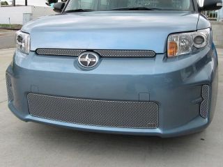 2011 2013 SCION XB LOWER GRILLE (3 Pieces) KIT (lower grille will not fit with optional factory fog lamps) (Aluminum Silver)