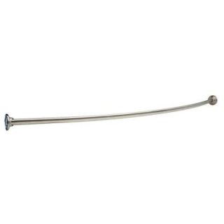 Delta 60 in. Shower Rod with Brackets in Stainless D42205 SS