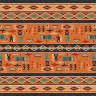 Pastiche Wide Ruins Smog Orange Area Rug by Milliken