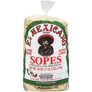 El Mexicano Sopes, 18 oz