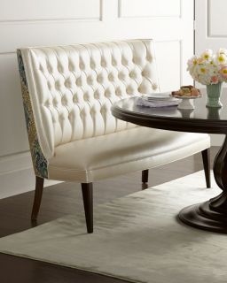 Haute House Taylor Pedestal Dining Table & Tiffany Seating
