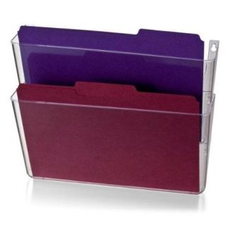 Oic Space Saving Filing System   10.6" Height X 13" Width X 4.1" Depth   Plastic   Clear (OIC21404)