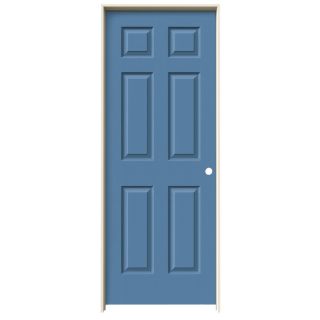 ReliaBilt Blue Heron Prehung Hollow Core 6 Panel Interior Door (Actual: 81.688 in x 33.562 in)