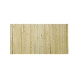 Severe Weather Natural Pressure Treated Spruce Privacy Fence Panel (Common: 8 ft x 3.5 ft; Actual: 8 ft x 3.5 ft)