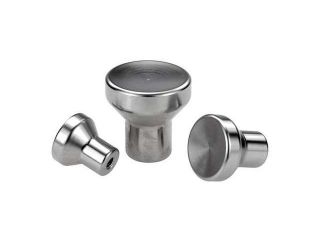 Kipp 06240 308 Ss Mushroom Knob,M8,Natural Polished