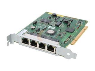 Open Box: HP 367132 B21 NC150T Gigabit Combo Switch Adapter 10/ 100/ 1000Mbps PCI 4 x RJ45
