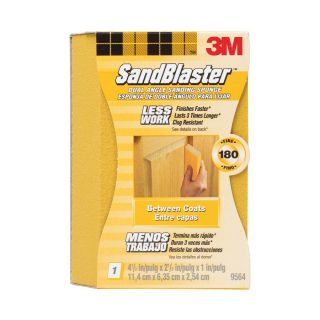 3M 4.5 in x 2.5 in 180 Grit Commercial Sanding Sponge
