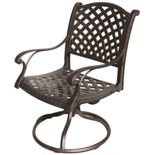 Nassau Swivel Dining Arm Chair with Cushion