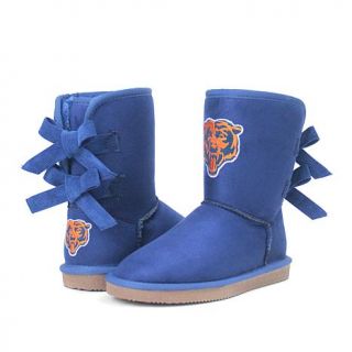 Officially Licensed NFL For Her The Patron Faux Fur Lined Pull On Boot   Bears   7779612