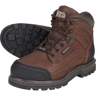 Gravel Gear Waterproof 6in. Steel Toe Work Boots — Brown  6in. Work Boots