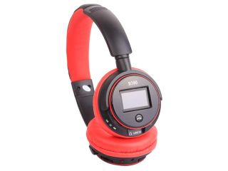 New B 380 Headset Stereo Bluetooth Earphone Wireless Headphone with MIC Support Calling TF 

card with FM function MP3 screen display