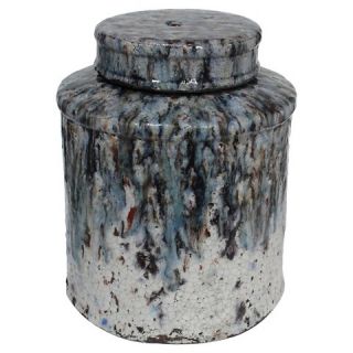 Home Terracotta Jar With Lid (10.5)