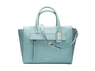 Coach Bleecker Saffiano Riley Carryall Silver Duck Egg Blue