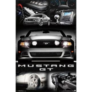 Mustang   2014 GT Collage Poster Print (24 x 36)