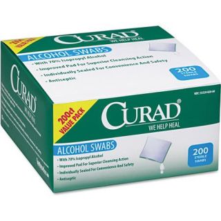 Curad Sterile Alcohol Swabs, 200 count