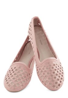 Top of the Morning Flat in Blush  Mod Retro Vintage Flats
