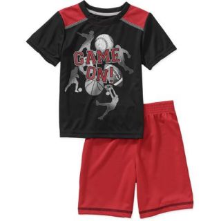 Healthtex Baby Toddler Boy Tee And Short Athletic Outfit Set