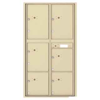 Florence Versatile 31.56 in x 56.5 in Metal Sandstone Lockable Cluster Mount Cluster Mailbox