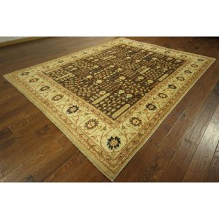 Hand knotted Unique Handmade Oriental Oushak Rust Floral Wool Area Rug