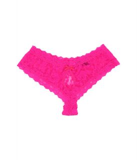 Hanky Panky Signature Lace Crotchless Cheeky Hipster Tulip Pink