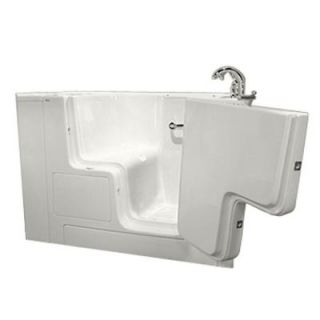 American Standard OOD Series 52 in. x 32 in. Walk In Soaking Tub with Right Outward Opening Door in White 3252OD.708.SRW PC