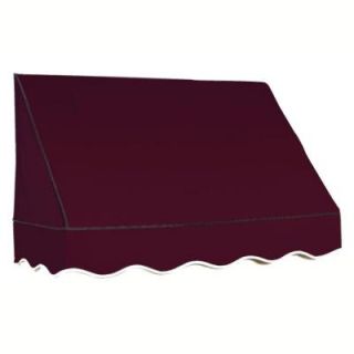 AWNTECH 3 ft. San Francisco Awning (31 in. H x 24 in. D) in Burgundy RF22 3B