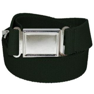 Jackster Boy Hunter Green 1 Inch Elastic Adjustable Belt w/ Magnetic Buckle NEW