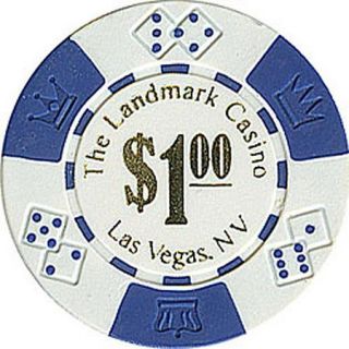 11.5 Gram Landmark Casino Lucky Crown Poker Chips