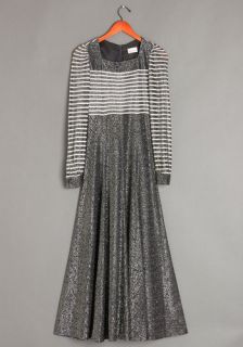 Vintage Tinsel Gown Dress  Mod Retro Vintage Vintage Clothes