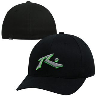Rusty Pop Logo II Flex Hat   Black/Green