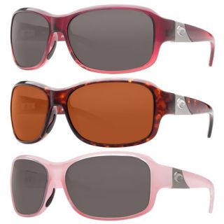 Costa Del Mar Inlet Sunglasses   Coral Frame with Gray 580P Lens 728609