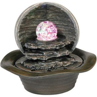 ORE International 8" Table Fountain with LED Light