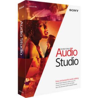 Sony Sound Forge Audio Studio 10   Audio SFS10099ESD