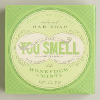You Smell Honeydew and Mint Bar Soap