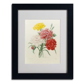 Carnations from Choix by Joseph Redoute Matted Framed Painting Print